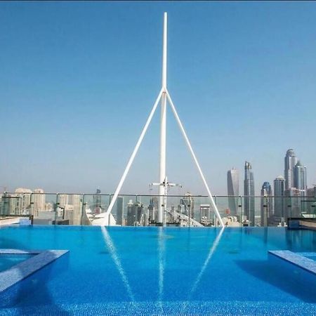 Luxury Modern Studio In Jlt With Amazing View & Rooftop Pool - Sleeps 3 Dubái Exterior foto