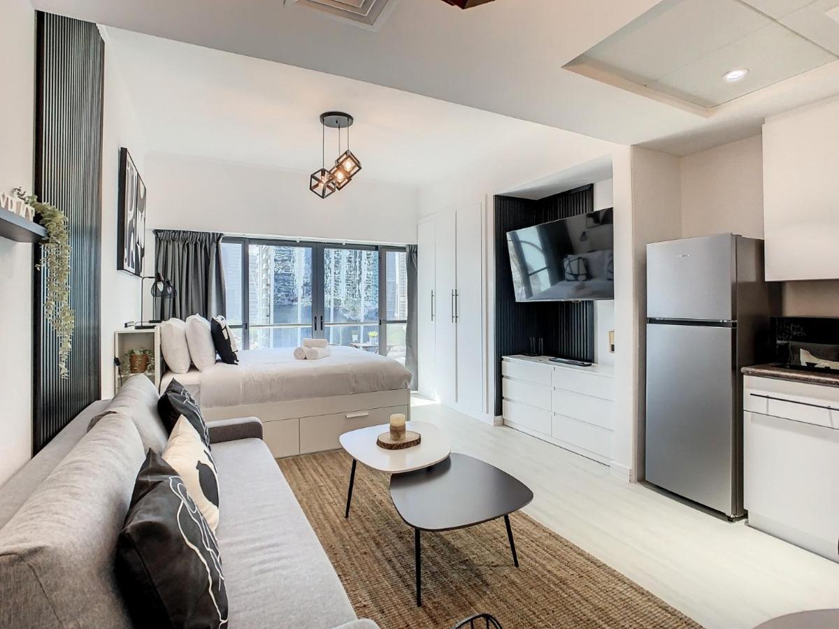 Luxury Modern Studio In Jlt With Amazing View & Rooftop Pool - Sleeps 3 Dubái Exterior foto